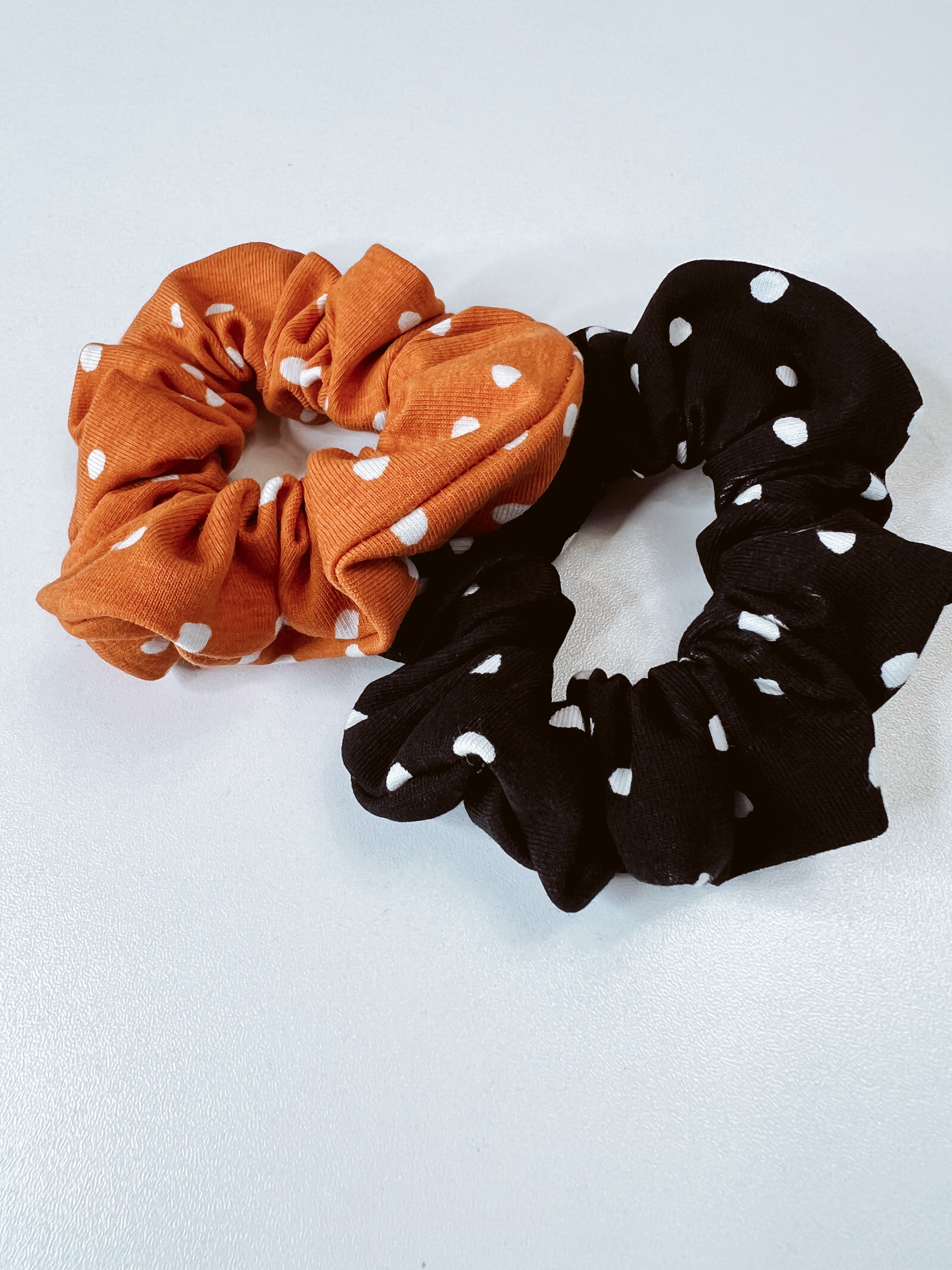Fall + Halloween Scrunchies