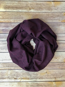 Plum Infinity Scarf