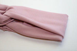 Dusty Rose Turban Headband