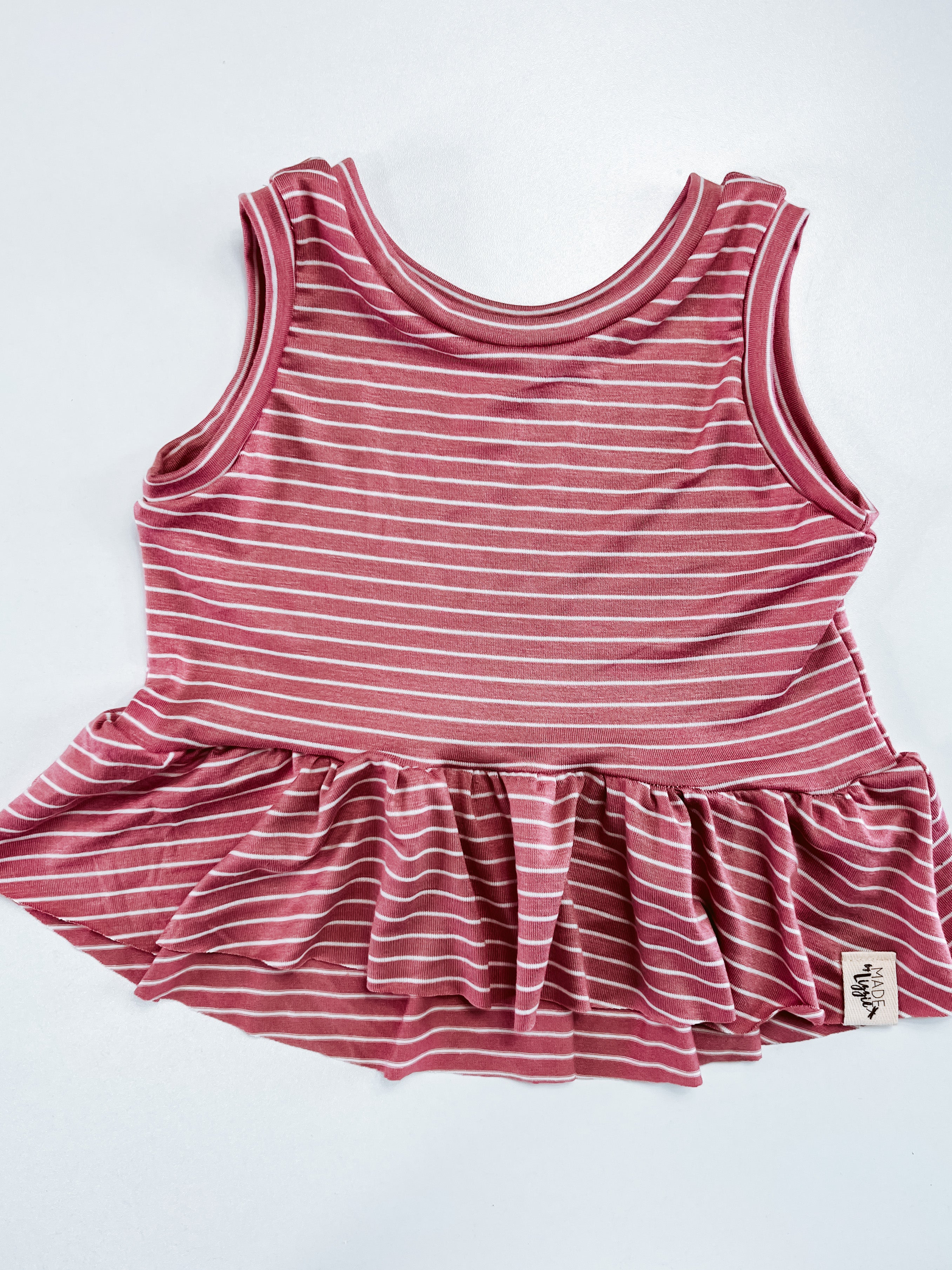 Stripes Peplum Top