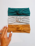 Pinstripe Knotted Headband