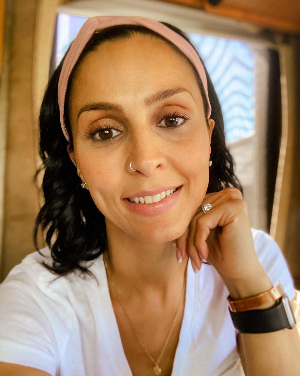 Dusty Rose Turban Headband