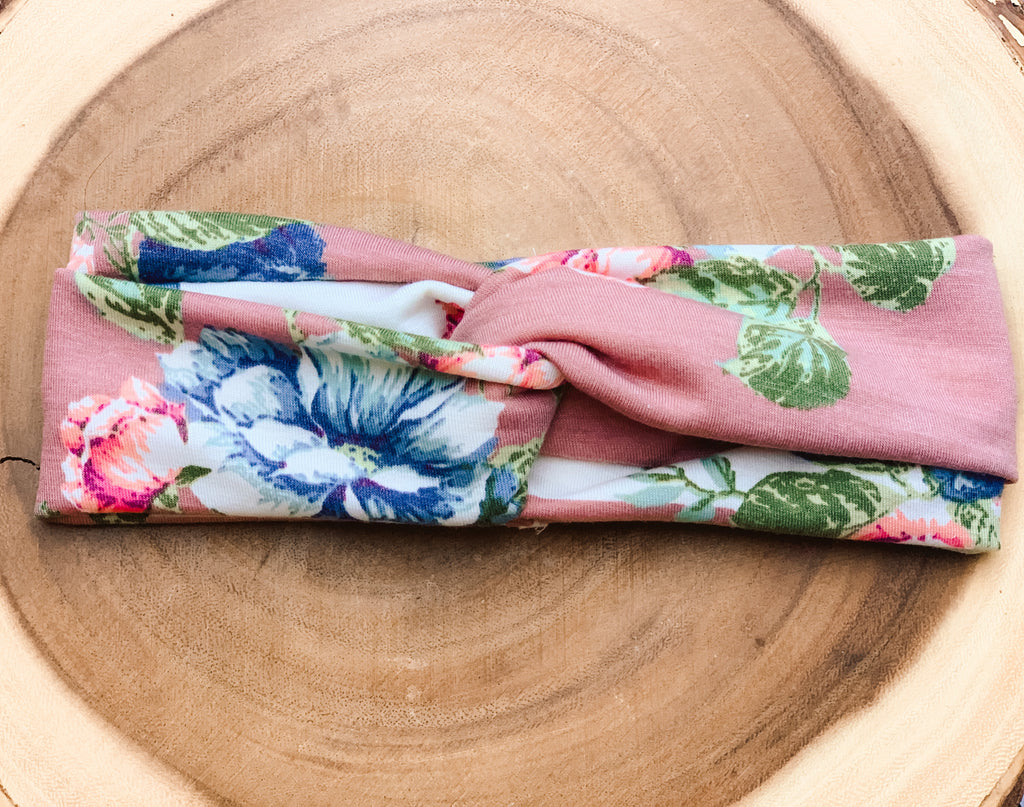 Rose Bouquet Turban Headband