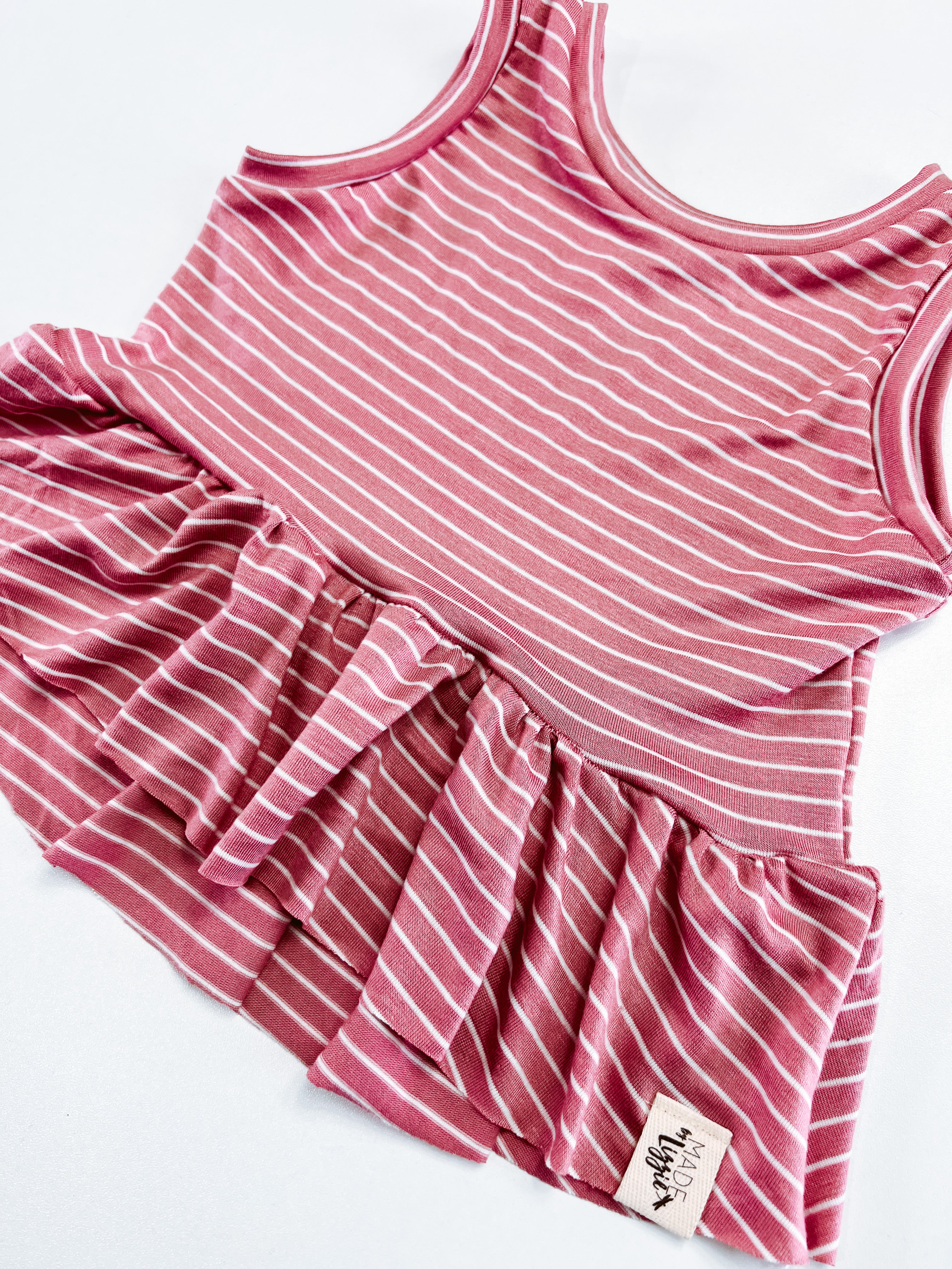 Stripes Peplum Top