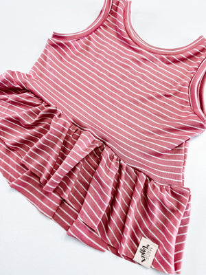 Stripes Peplum Top