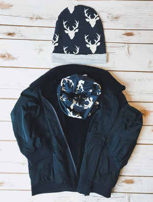 Reversible Buck Beanie