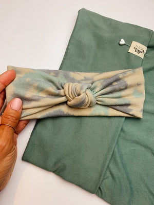 Blues Tye Dye Headband