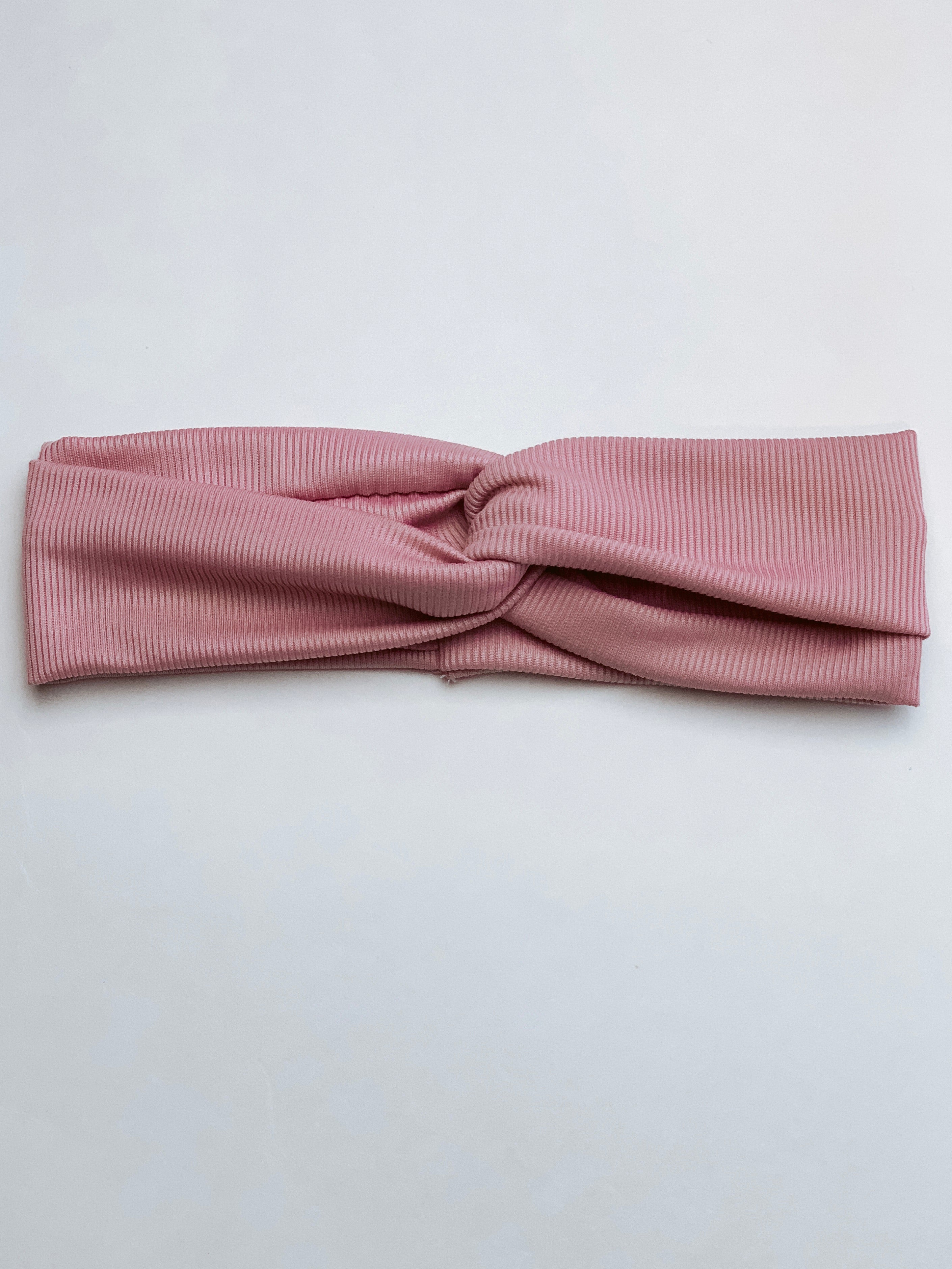 Dusty Rose Turban Headband