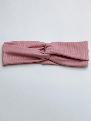 Dusty Rose Turban Headband