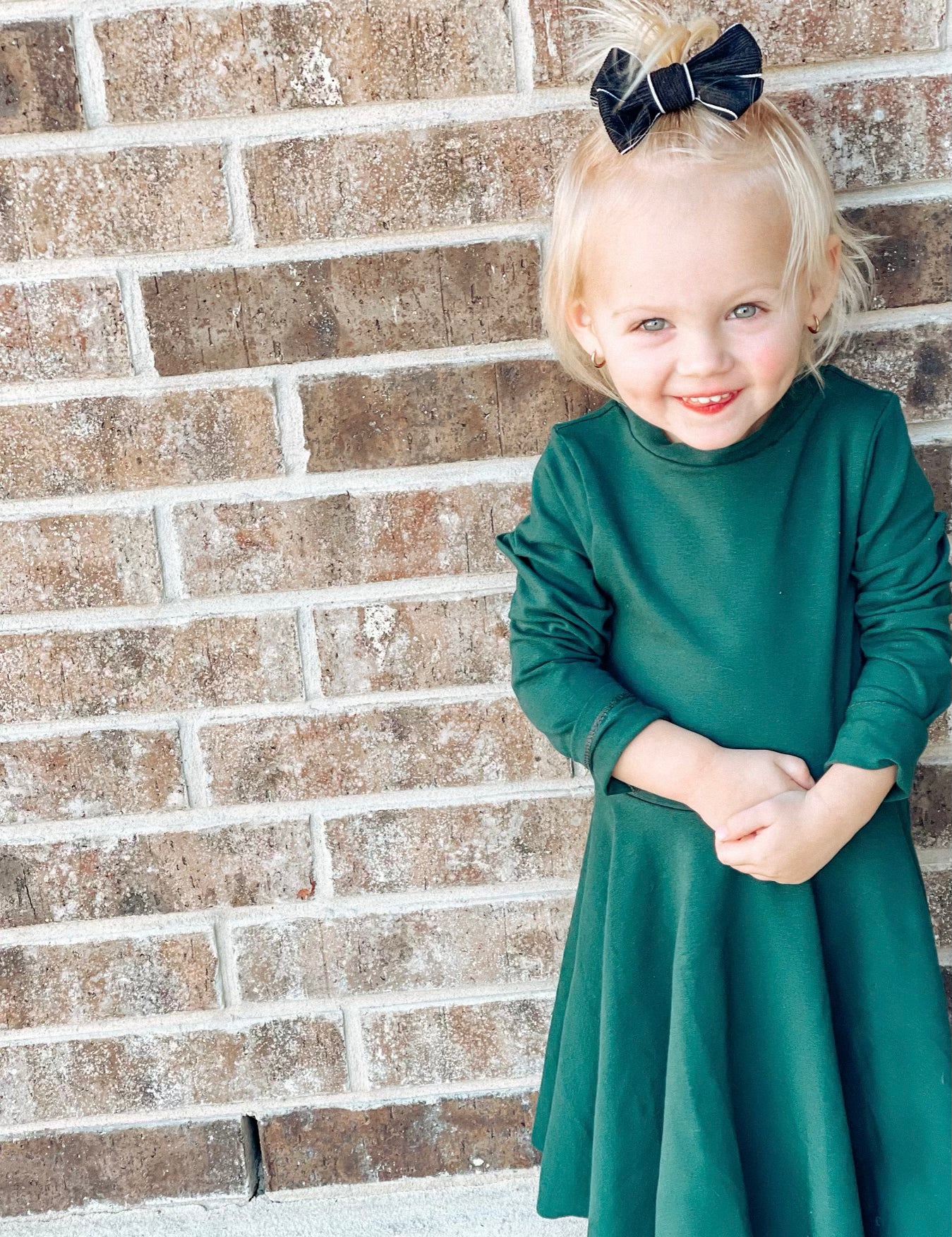 Long Sleeve Peplum Dress