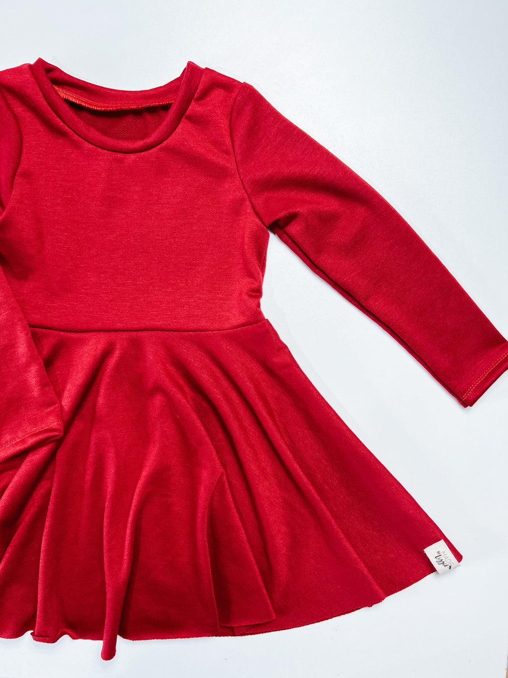 Long Sleeve Peplum Dress