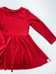 Long Sleeve Peplum Dress