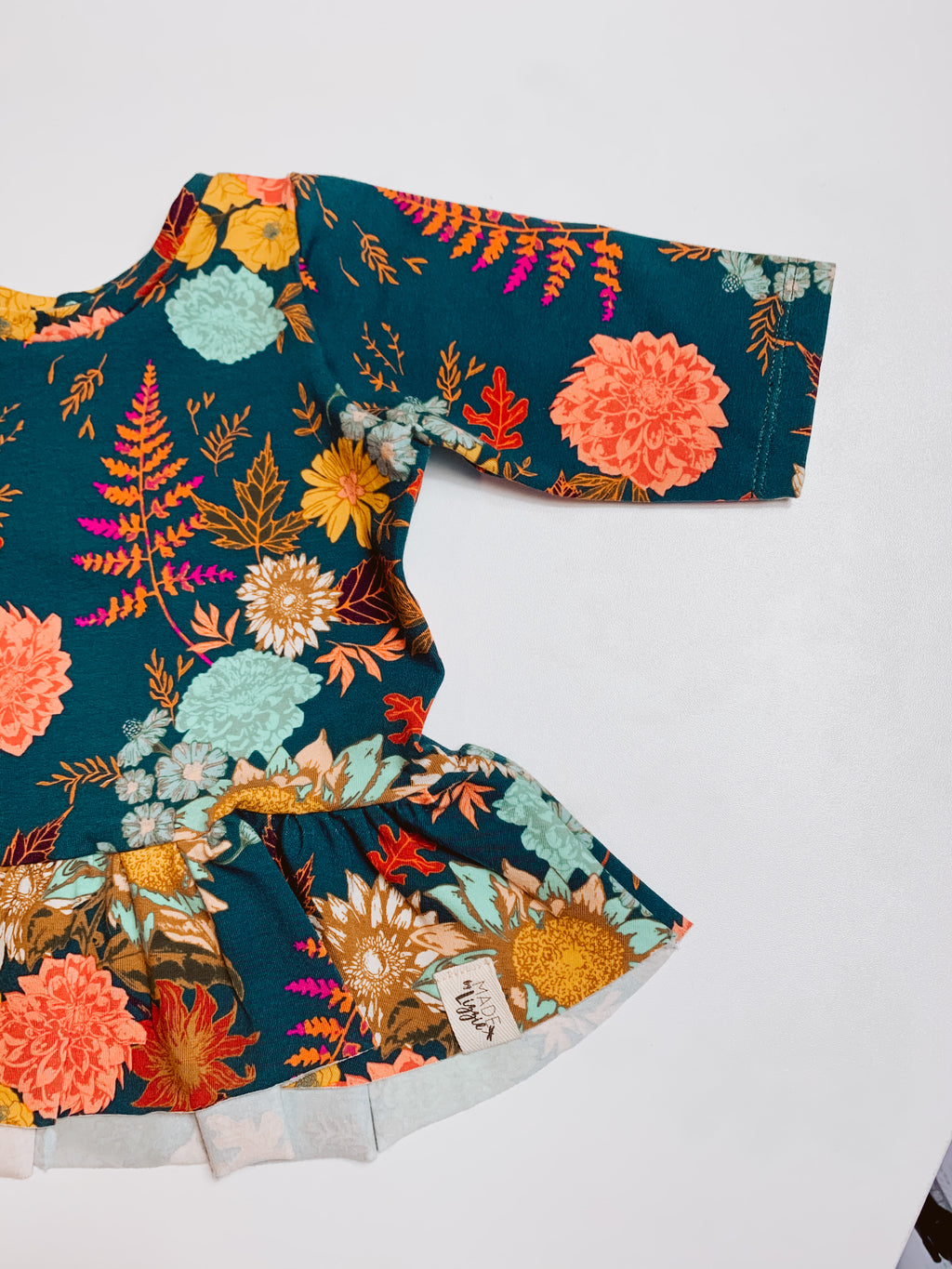 Fall Vibes 3/4 Sleeves Peplum