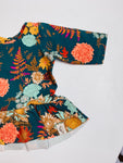 Fall Vibes 3/4 Sleeves Peplum