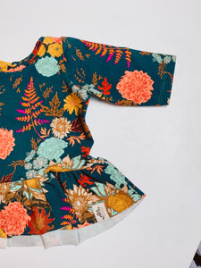 Fall Vibes 3/4 Sleeves Peplum
