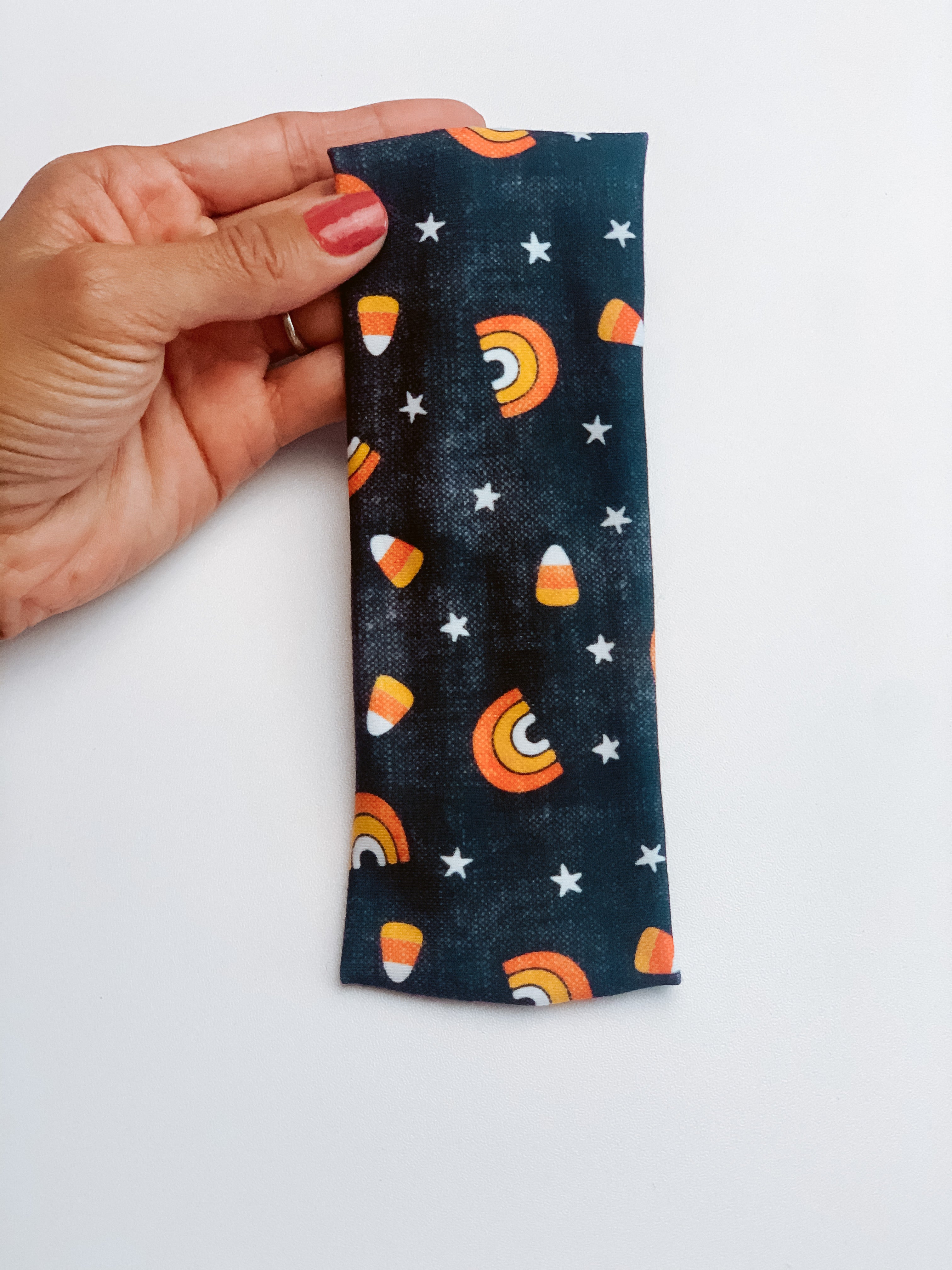 Rainbows+Candy Corn Headband