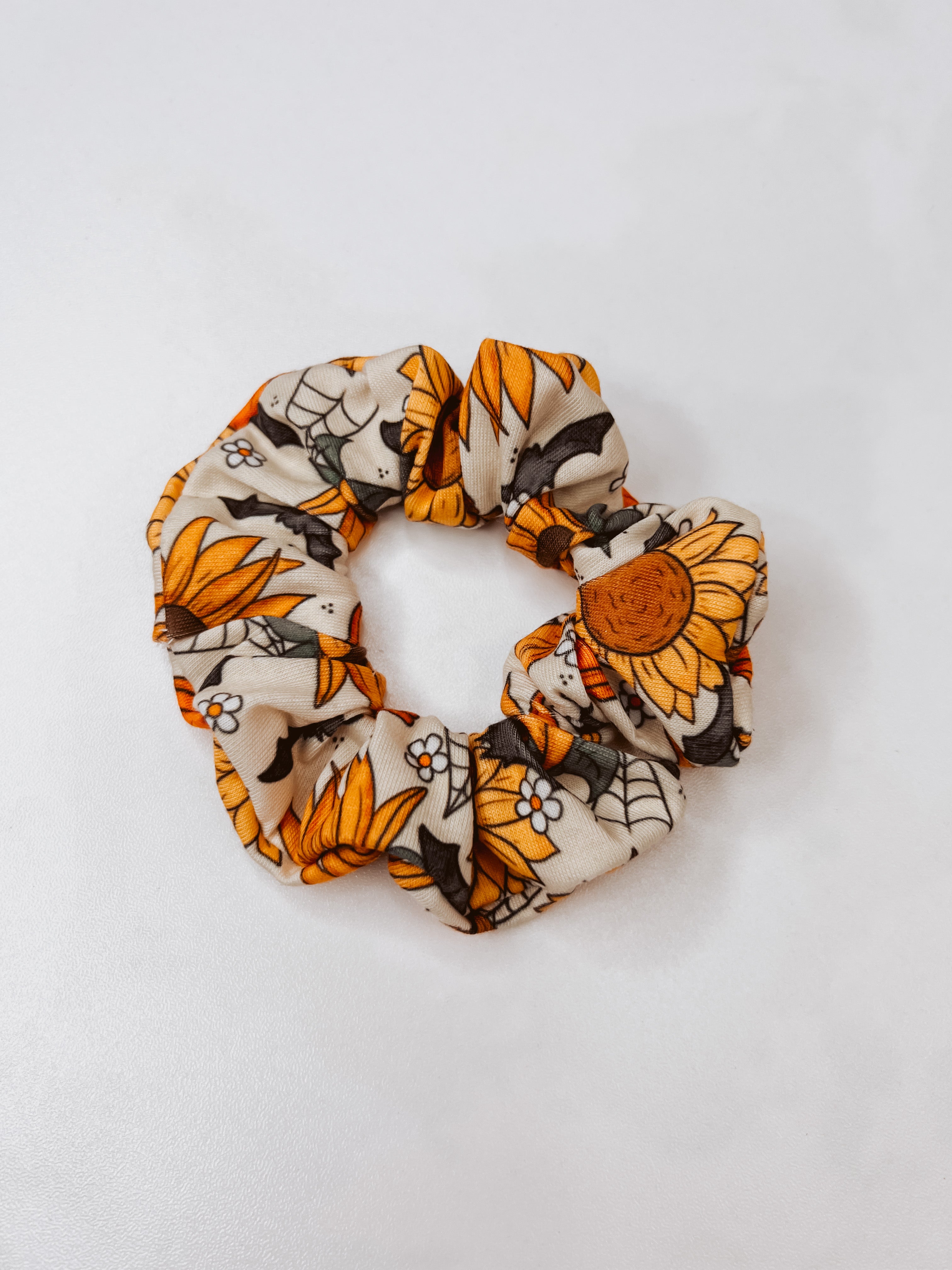Fall + Halloween Scrunchies