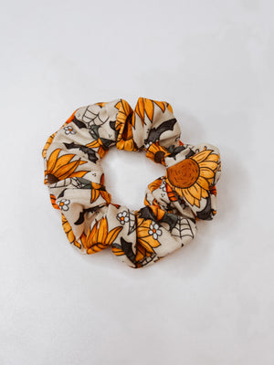 Fall + Halloween Scrunchies