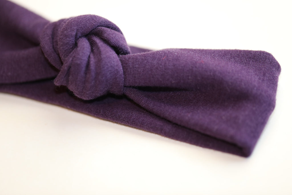Plum Knot Headband